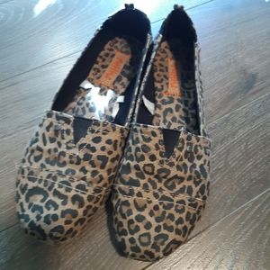 Leopard print Mad Love Slip ons